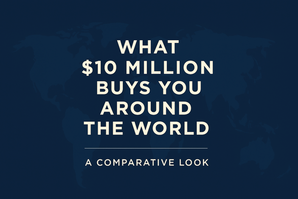 What $10 Million Buys Around the World: A Comparative Look